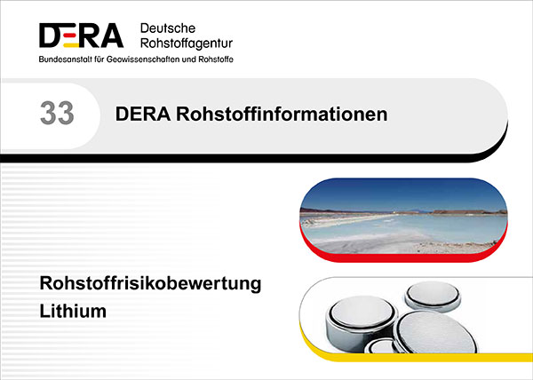 DERA Rohstoffinformationen: Rohstoffrisikobewertung Lithium