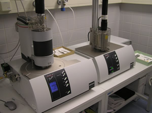 Abb.1: Kopplung Thermoanalyse-Massenspektrometrie