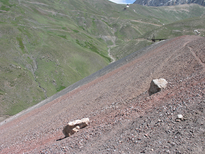 Sb-Halde in Tajikistan