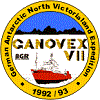 Sticker GANOVEX VII German Antarctic North Victorialand Expedition