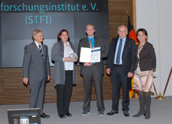 Preisträger: Sächsisches Textilforschungsinstitut e. V., Chemnitz