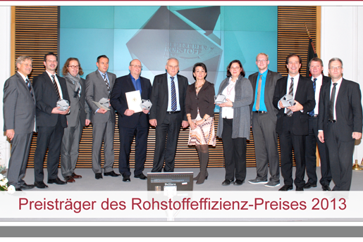 Deutscher Rohstoffeffizienz-Preis 2013