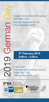 Flyer Mining Indaba 2019 in Kapstadt