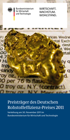 Rohstoffeffizienzpreis 2011 Broschuere Rohstoffeffizienzpreis 2011 Broschuere