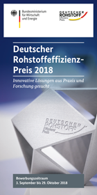 Rohstoffeffizienzpreis 2018 Flyer Rohstoffeffizienzpreis 2018 Flyer