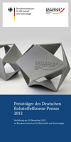 Titelblatt Flyer Deutscher Rohstoffeffizienzpreis - Preisträger 2012 Titelblatt Flyer Deutscher Rohstoffeffizienzpreis - Preisträger 2012