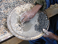 Coltan separation by hand, Kenticha, Ethiopia