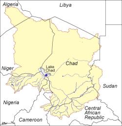 Fig. 1: Watershed of the Lake Chad