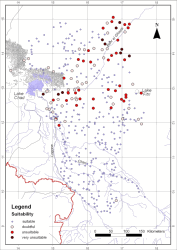 Fig. 9: Map of suitability of groundwater for irrigation