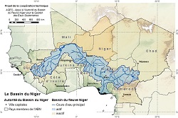 The Niger River Basin in western Africa